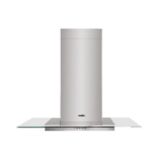 CM9018I2I - Campana de isla de 90 cm Acero Inoxidable / Cristal Templado Plano.