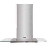 CM9018P2I - Campana de pared de 90 cm Acero Inoxidable / Cristal Templado Plano.