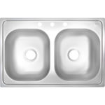 Fregadero empotrable - 840.560 2c (33.22) 6"/7"